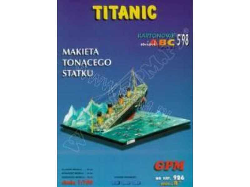Titanic  makieta tonącego statku - image 1