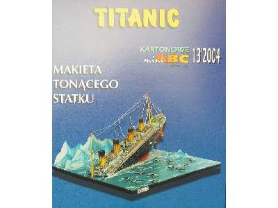 Titanic  makieta tonącego statku - image 3