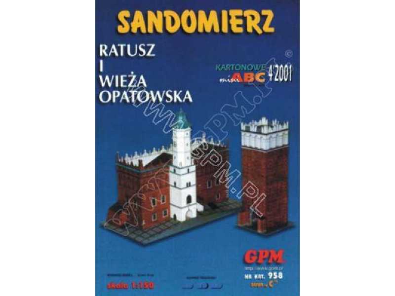 SANDOMIERZ - Ratusz i Brama Opatowska - image 1