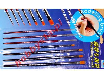 Modeling brush set - 7 pcs. - image 1