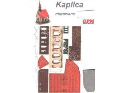 Kapliczka murowana TT-model wyciety laserem - image 3