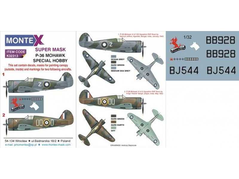 P-36 MOHAWK SPECIAL HOBBY - image 1
