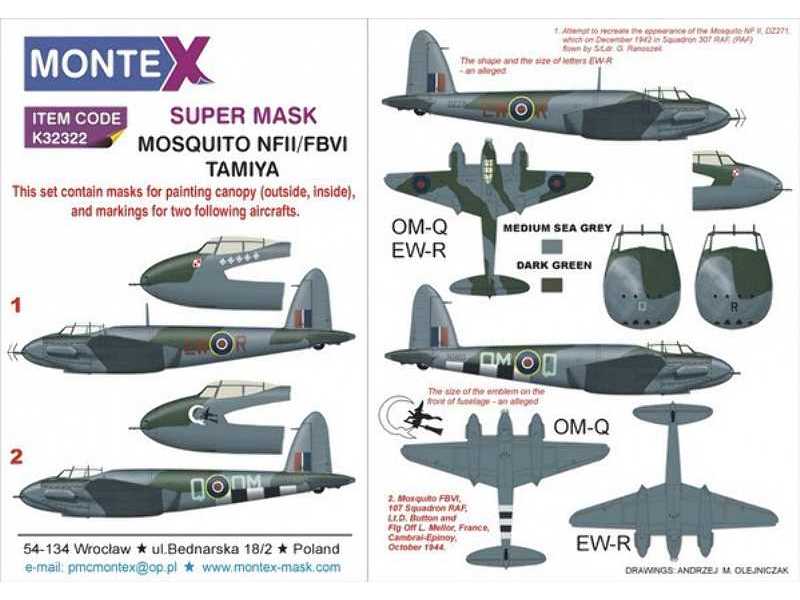 MOSQUITO NFII &amp; FBVI TAMIYA - image 1