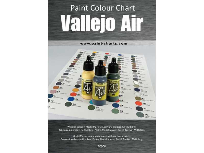 Paint Colour Chart - Vallejo Air 12mm - image 1
