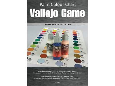 Paint Colour Chart - Vallejo Game Color 20mm - image 1