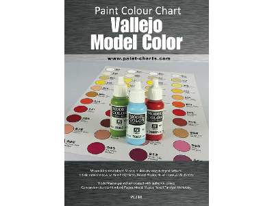 Paint Colour Chart - Vallejo Model Color 20mm - image 1