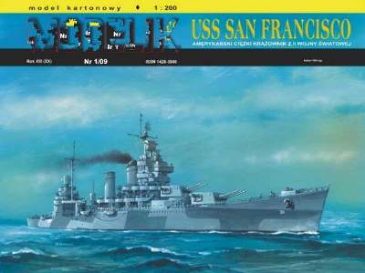 USS SAN FRANCISCO amerykański ciężki krążownik z II w. św. - image 1
