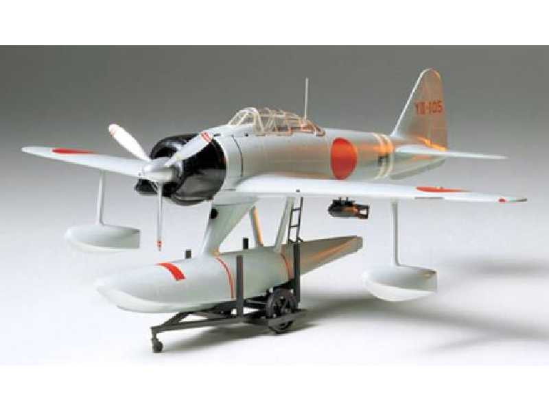 Nakajima A6M2 N Type 2 Float Plane (Rufe) + Kurogane + obsluga - image 1