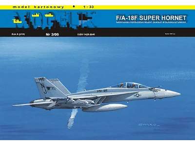 F/A-18F SUPER HORNET amerykański współczesny samolot bojowy - image 1