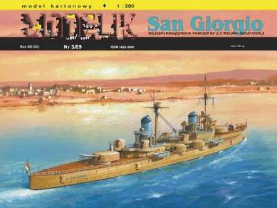 SAN GIORGIO włoski krążownik pancerny z II w. św. - image 1