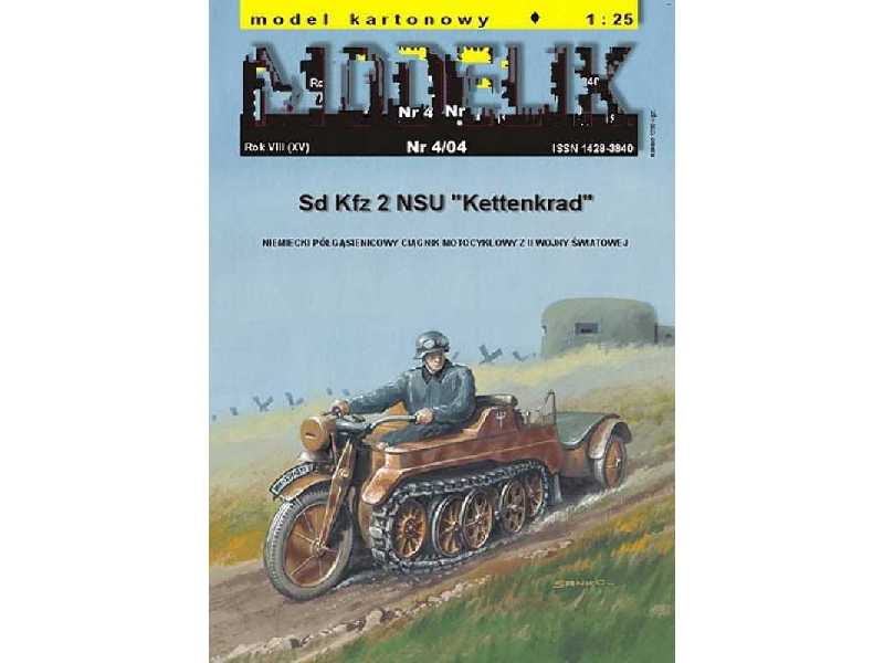 Sd Kfz 2 NSU KETTENKRAD niemiecki motocykl półgąsienicowy z II w - image 1