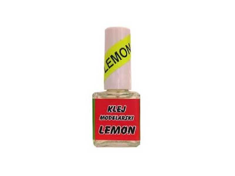 Klej modelarski z pedzelkiem LEMON - 12 ml - image 1