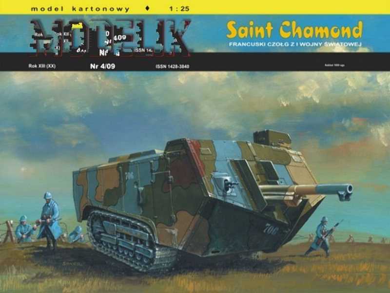 SAINT CHAMOND francuski czołg z I w. św. - image 1