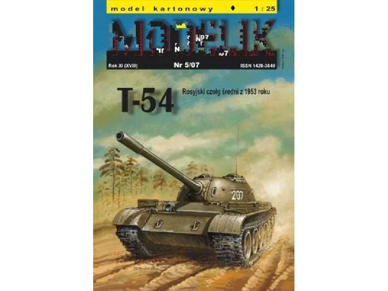 T-54 rosyjski czołg średni z 1953 roku - image 1 T-54 rosyjski czołg średni z 1953 roku - image 1