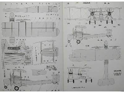 VICKERS VIMY brytyjski bombowiec z I wojny światowej (wersja Atl - image 9