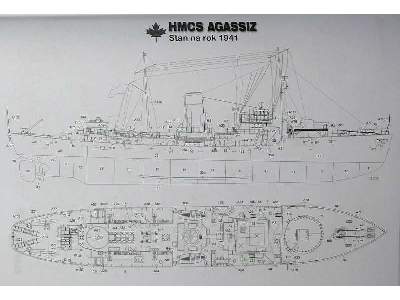 HMCSAGASSIZ brytyjska fregata klasy FLOWER z II wojny światowej - image 18