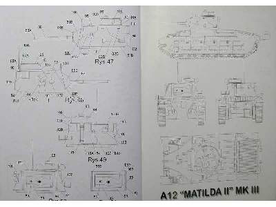 A12 MATILDA II MK III brytyjski czołg piechoty z II wojny świato - image 11