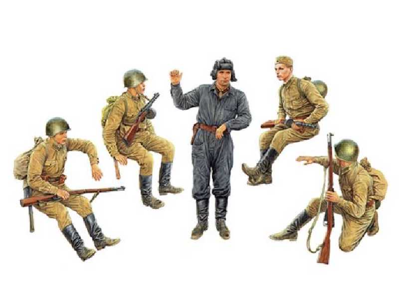 Figures Soviet Soldiers Riders - image 1