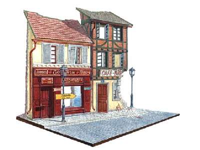 Diorama French Street - 2 ruined buildings - image 1