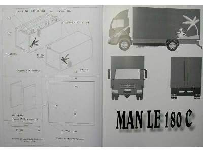 MAN LE 180 C współczesny samochód ciężarowy - kontener - image 10