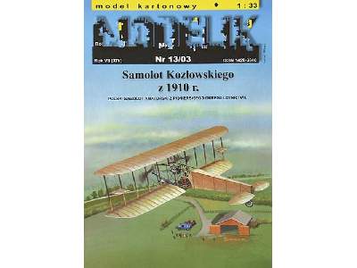 SAMOLOT KOZŁOWSKIEGO polski samolot pionierski z 1910 r. - image 1