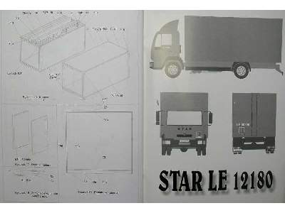 STAR LE 12180 współczesny samochód ciężarowy - chlebowóz wojskow - image 9