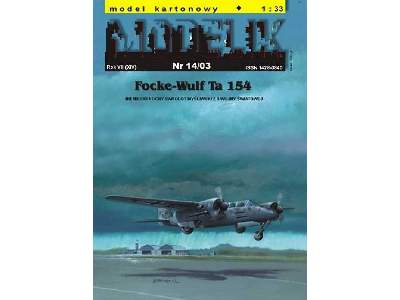 FOCKE-WULF Ta 154 niemiecki dwusilnikowy nocny samolot myśliwski - image 1