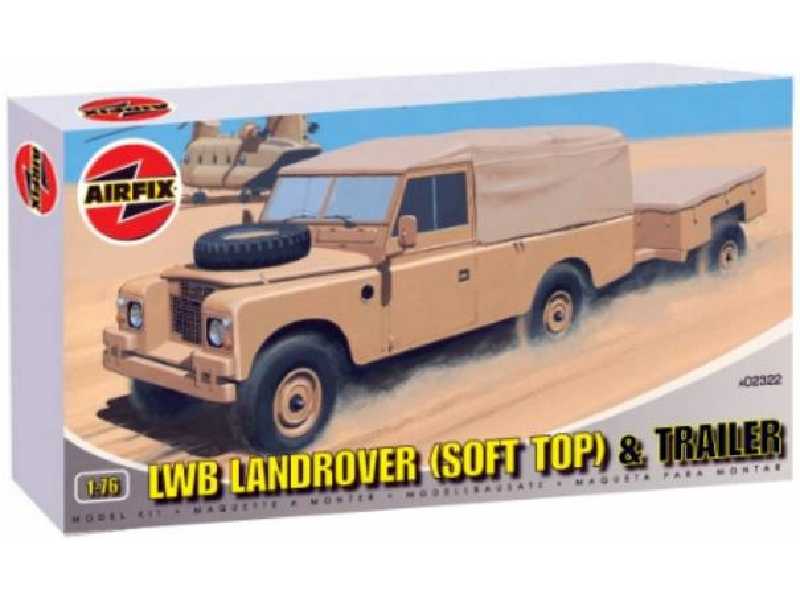 LWB Landrover (Soft Top) & Trailer  - image 1