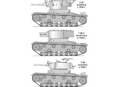 T-26 1934 / 1938 lub T-26-4 rosyjski czołg lekki z II w. św. (we - image 2