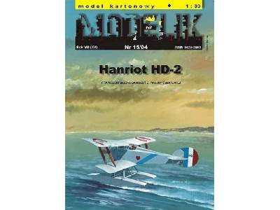 HANRIOT HD-2 francuski wodnosamolot z I wojny światowej - image 1