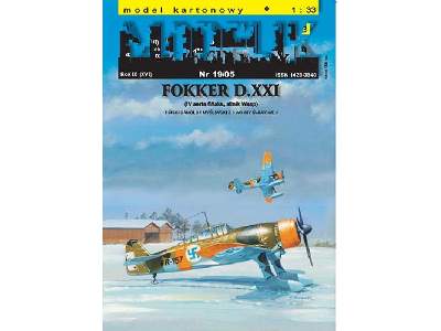FOKKER D.21 fiński samolot myśliwski z II wojny światowej - image 1