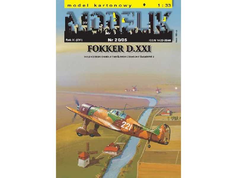 FOKKER D-XXI holenderski samolot myśliwski z II wojny światowej - image 1
