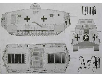 A7V niemiecki czołg z I wojny światowej - image 7