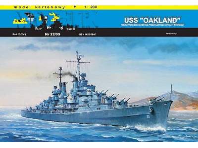 USS OAKLAND amerykański krążownik przeciwlotniczy z II w. świato - image 1