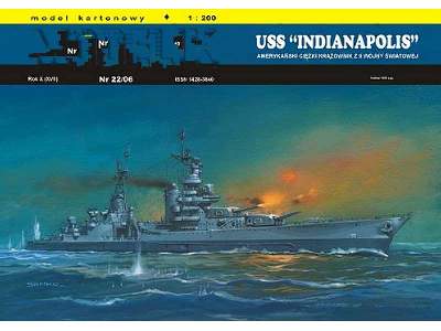 USS INDIANAPOLIS amerykański ciężki krążownik z II wojny światow - image 1