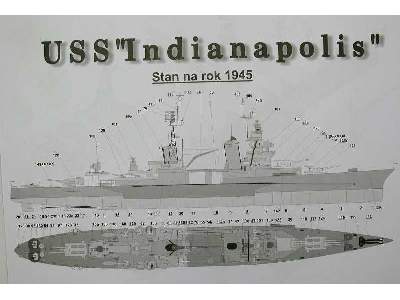 USS INDIANAPOLIS amerykański ciężki krążownik z II wojny światow - image 9