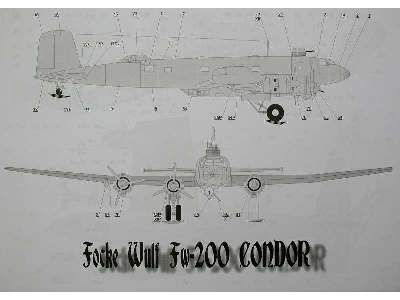 FW-200 CONDOR niemiecki morski samolot patrolowo bombowy z II w. - image 13