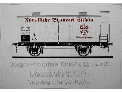 BEUCHELT-CHŁODNIA niemiecki wagon normalnotorowy z początku XX w - image 14