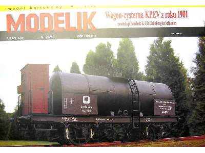 BEUCHELT-CYSTERNA niemiecki wagon normalnotorowy z początku XX w - image 2