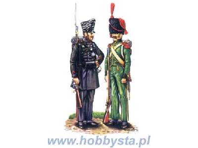 Figures Waterloo Lutzow Freikorps & Nassau Grenadiers - image 1