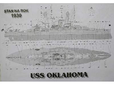 USS OKLAHOMA amerykański pancernik z II wojny swiatowej - image 23