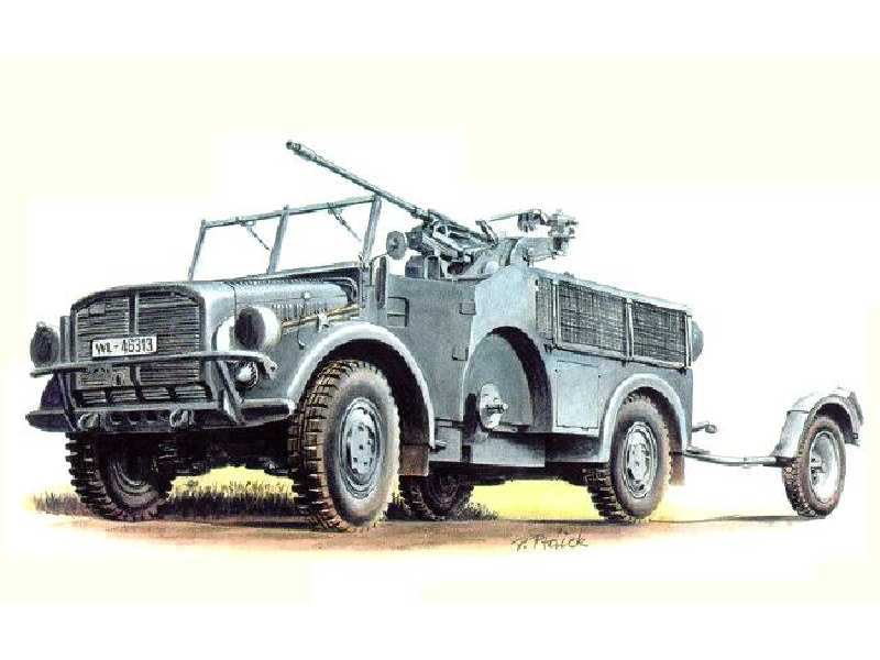 German Horch 108 Kfz. 70 & 20mm Flak 30 - image 1