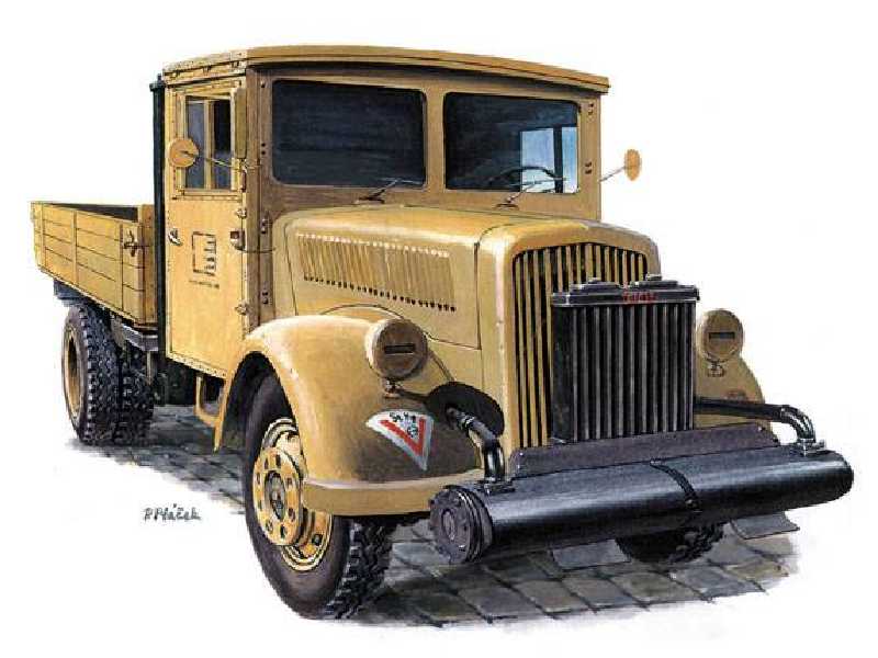1/144 WWII German Opel Blitz Truck Late Version Resin Kit 