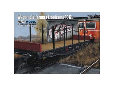 Wagon platforma z kłonicami 401 Ze - image 1