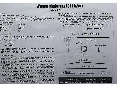 Wagon platforma z kłonicami 401 Ze - image 9