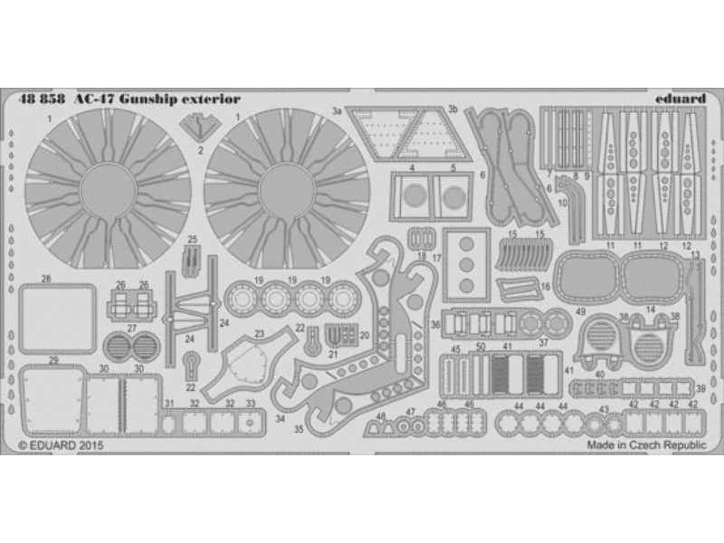 AC-47 Gunship exterior 1/48 - Revell - image 1