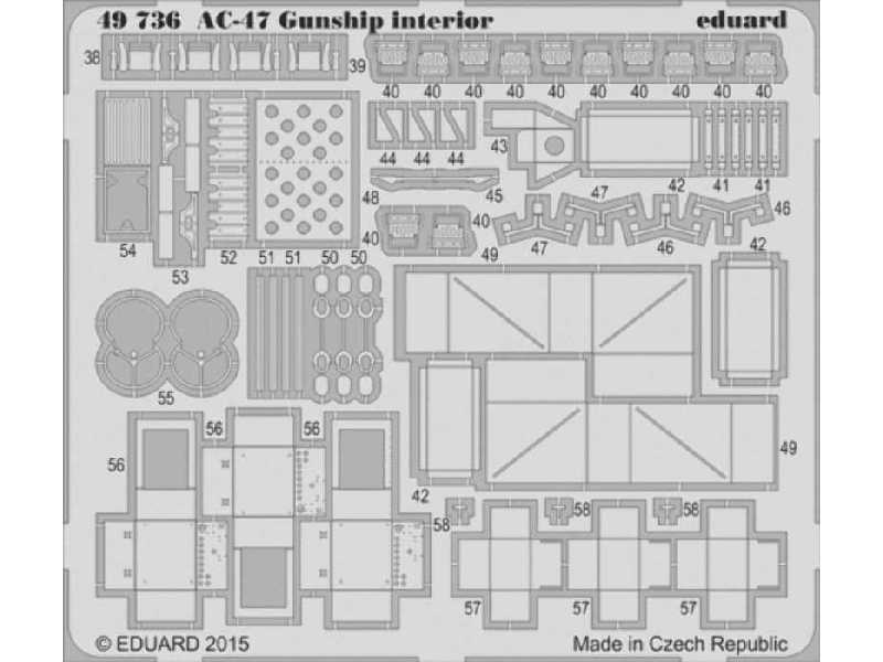 AC-47 Gunship interior S. A. 1/48 - Revell - image 1