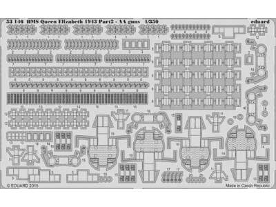 HMS Queen Elizabeth 1943 pt 2 - AA guns 1/350 - Trumpeter - image 1