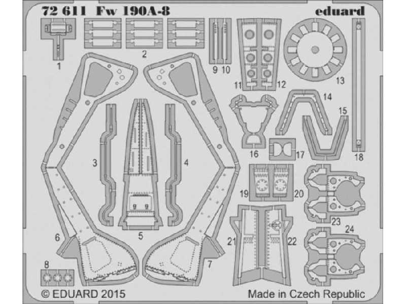 Fw 190A-8 1/72 - Eduard - image 1