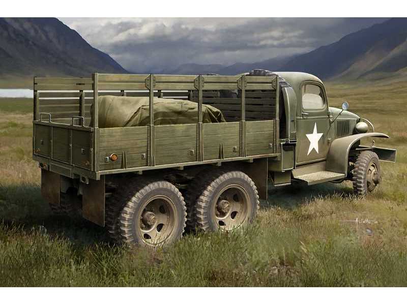 US GMC CCKW-352 Wood Cargo Truck  - image 1